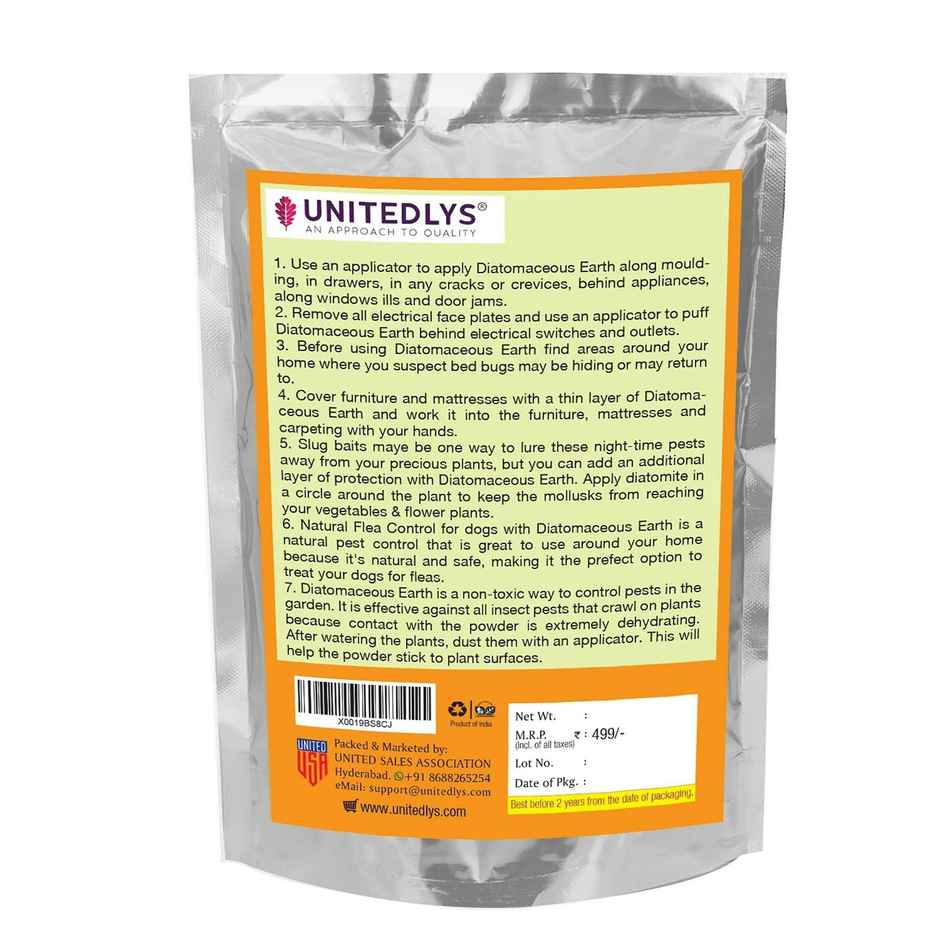 Unitedlys Diatomaceous Earth Powder 800G With Measuring Spoon