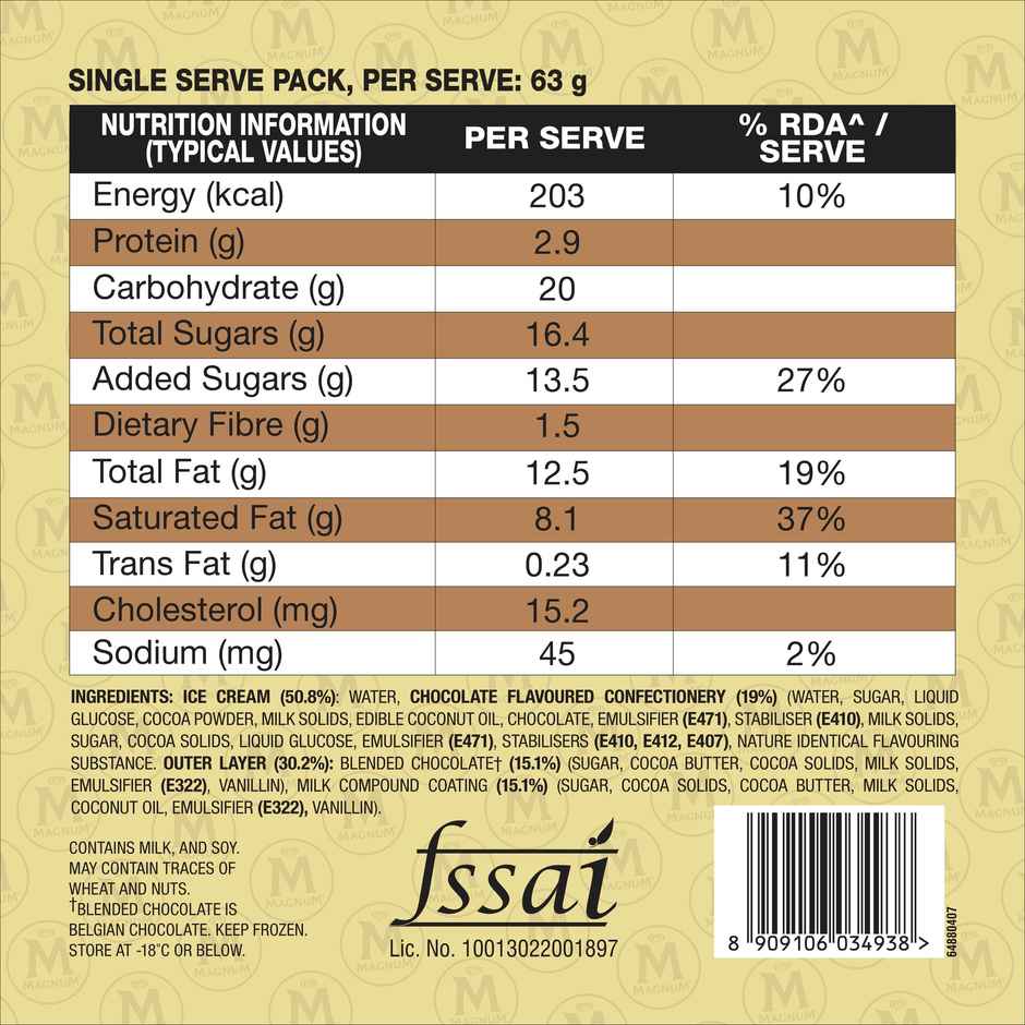 Kwality Wall's Magnum Chocolate Truffle Ice Cream Stick