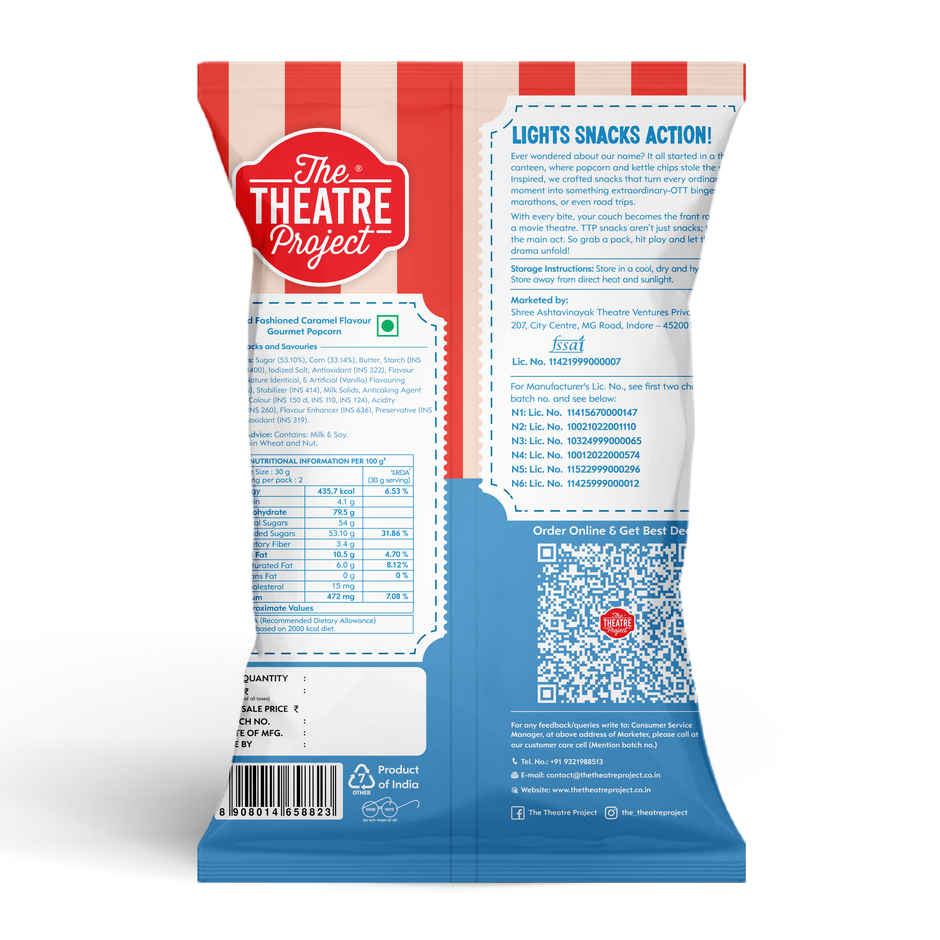 The Theatre Project  Popcorn Caramel Pouch