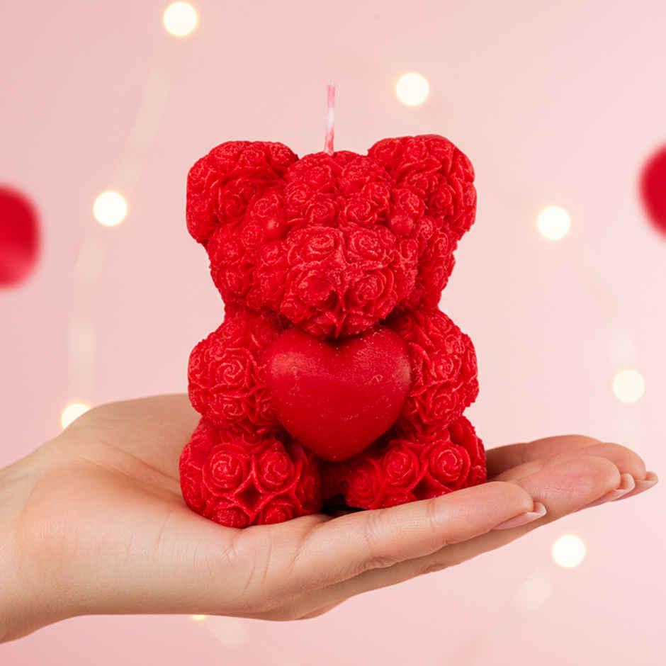 3D Teddy Bear Candle | Scented | Prosperro Lumo