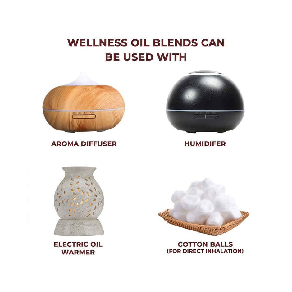 EKAM Gentle Peace Wellness Blend | Aromatherapy Series | 10 ml | Essential Oil Blend