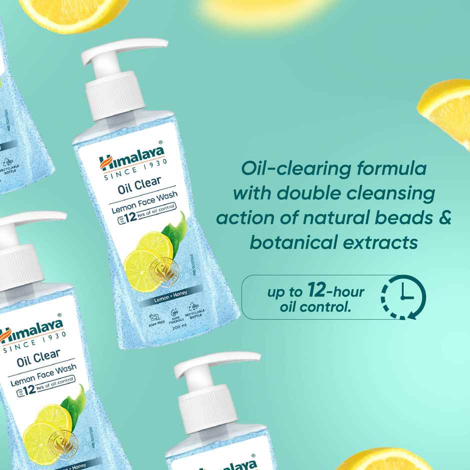 Himalaya Wellness Company Oil Clear Lemon Face Wash
