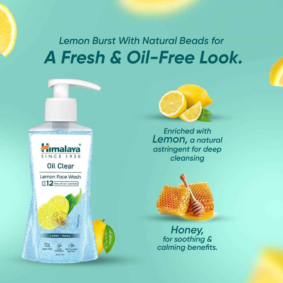 Himalaya Wellness Company Oil Clear Lemon Face Wash