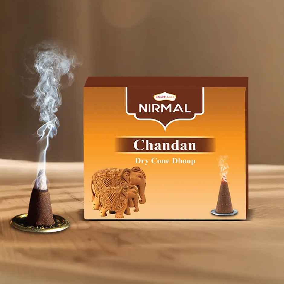 Nirmal Chandan Dry Cone Dhoop | Shubhkart