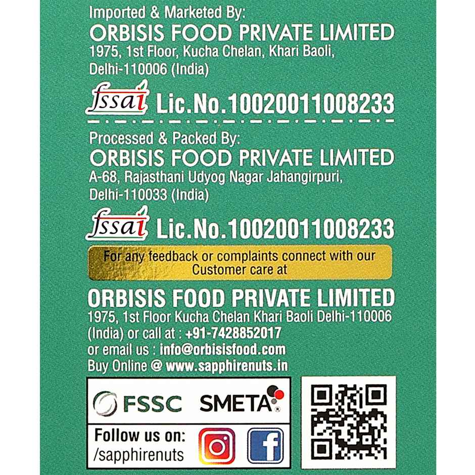 Sapphire Dry Nuts Premium Mamra | Premium Grade