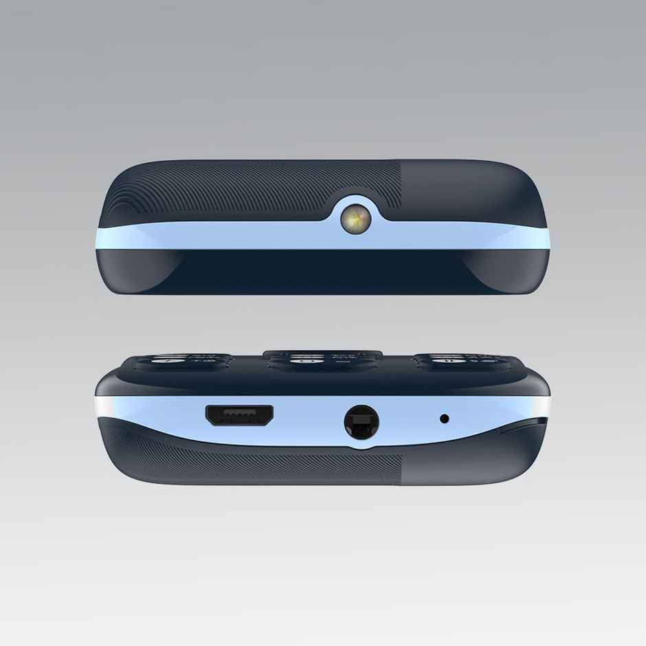 Lava Hero Shakti 2025 Dual Sim Keypad Mobile Phone with Vibration Alert | 1.8" Display| Dark Blue