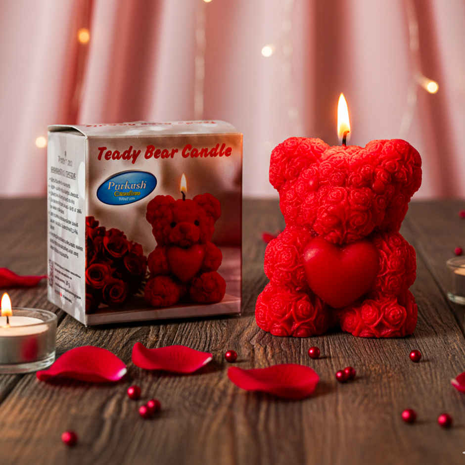 3D Teddy Bear Candle | Scented | Prosperro Lumo