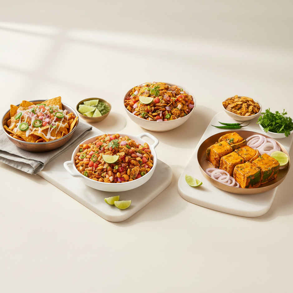 Desi Veg Party Platter