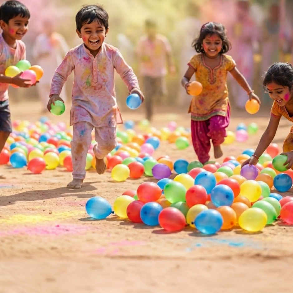 Spider Man Holi Magic | Self Sealing Balloons | 3 set x 37 pcs | Star Toys