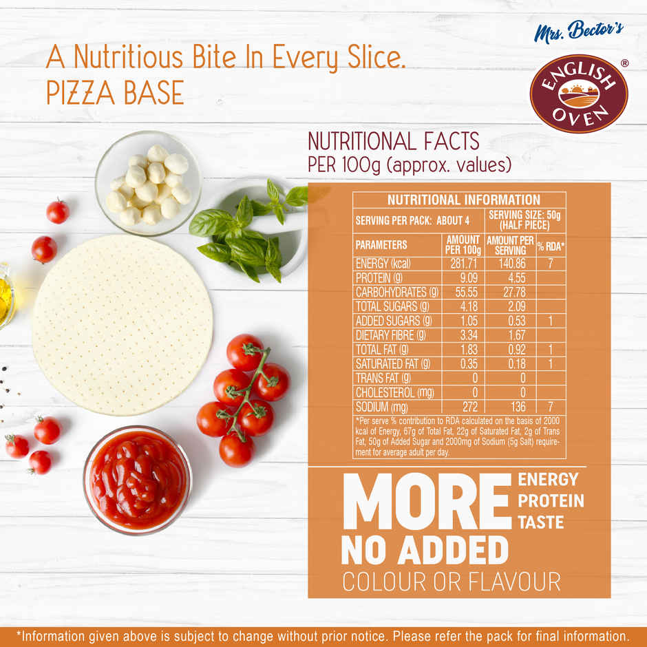 English Oven Pizza Base 8" Combo