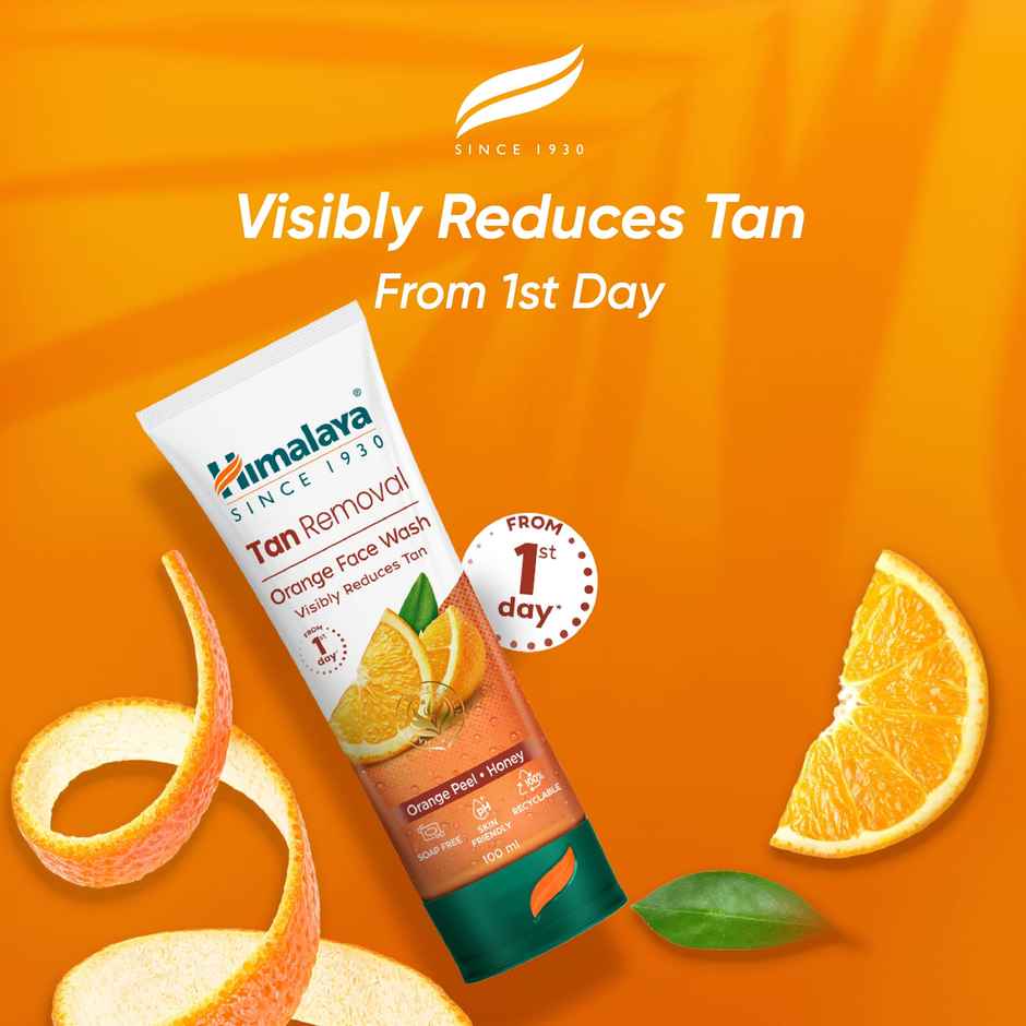 Himalaya Wellness Company Tan Removal Orange Face Wash