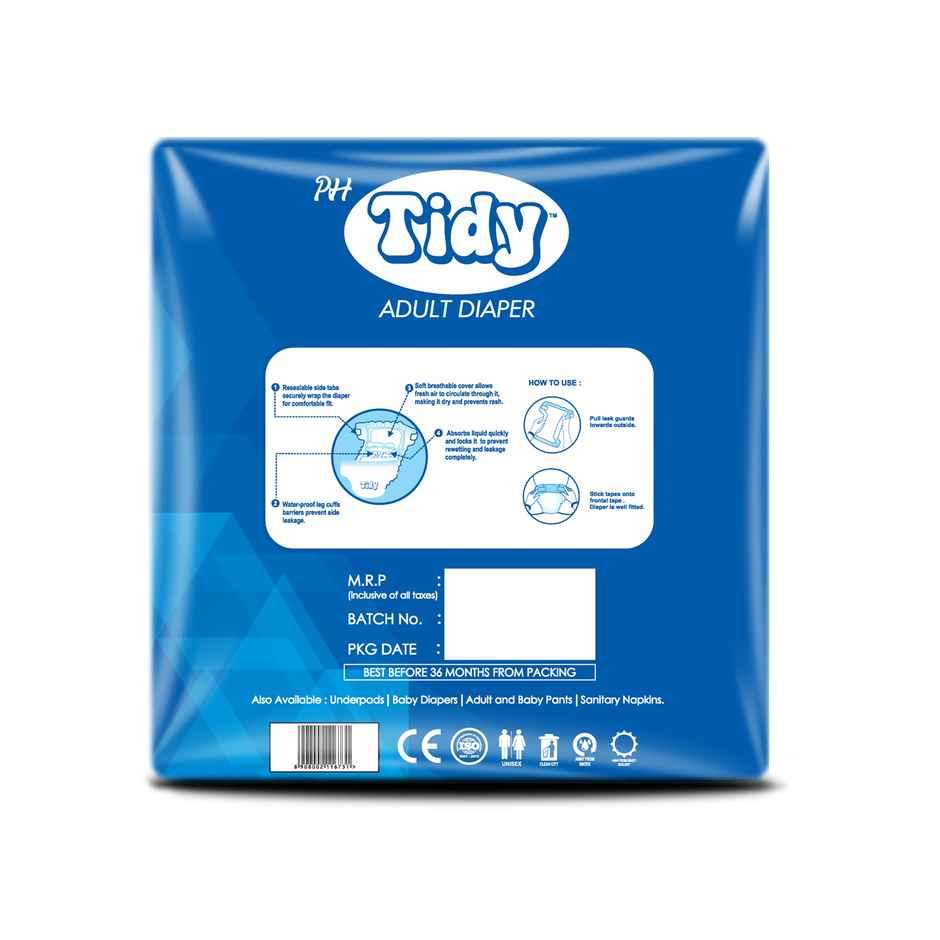 Tidy Adult Diapers Tape - M