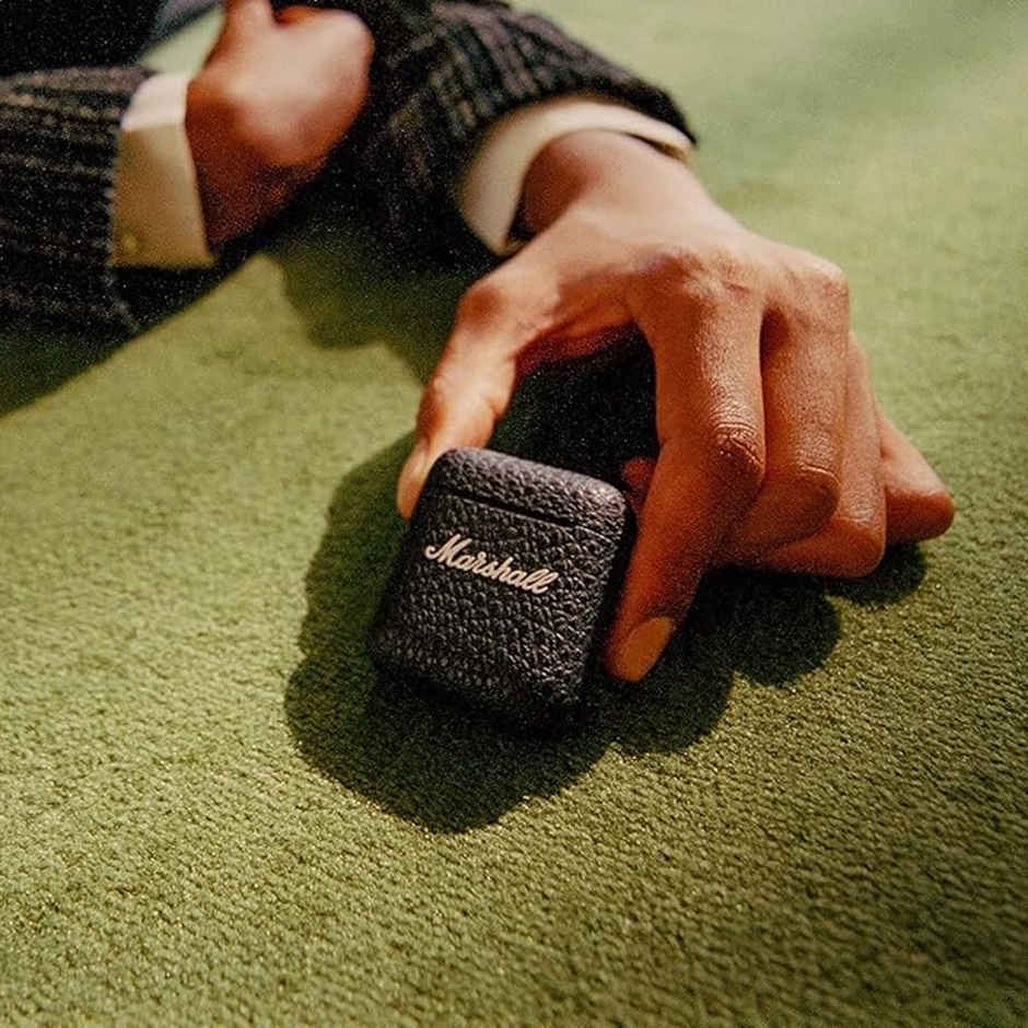 Marshall Minor lll Bluetooth Truly Wireless ln-Ear Earbuds Wlth Mic, Black