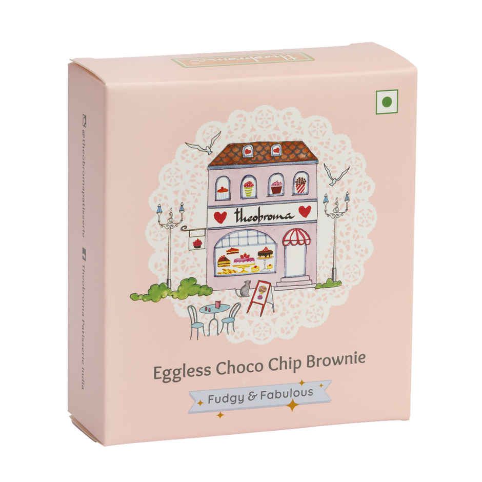 Theobroma Eggless Choco Chip Brownie