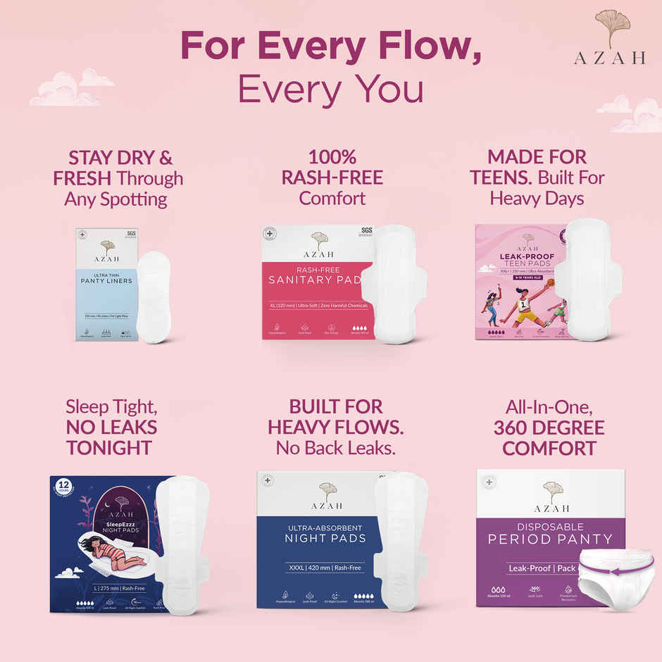 Azah Disposable Period Panty | Peach - L-XL