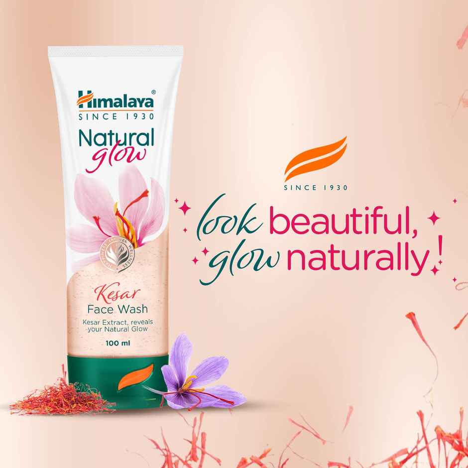 Himalaya Wellness Company Natural Glow Kesar Face Wash