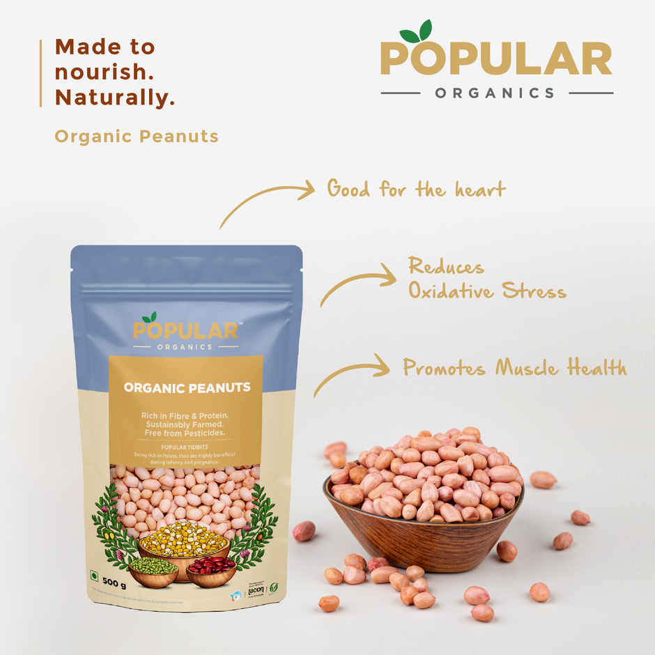 Popular Organics Ground Nut / Peanuts