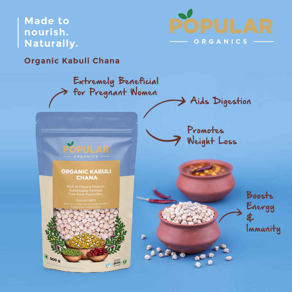 Popular Organics Kabuli Chana / Chickpeas