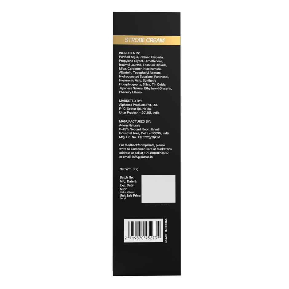 Sotrue Strobe Cream - Gold, With Hyaluronic Acid