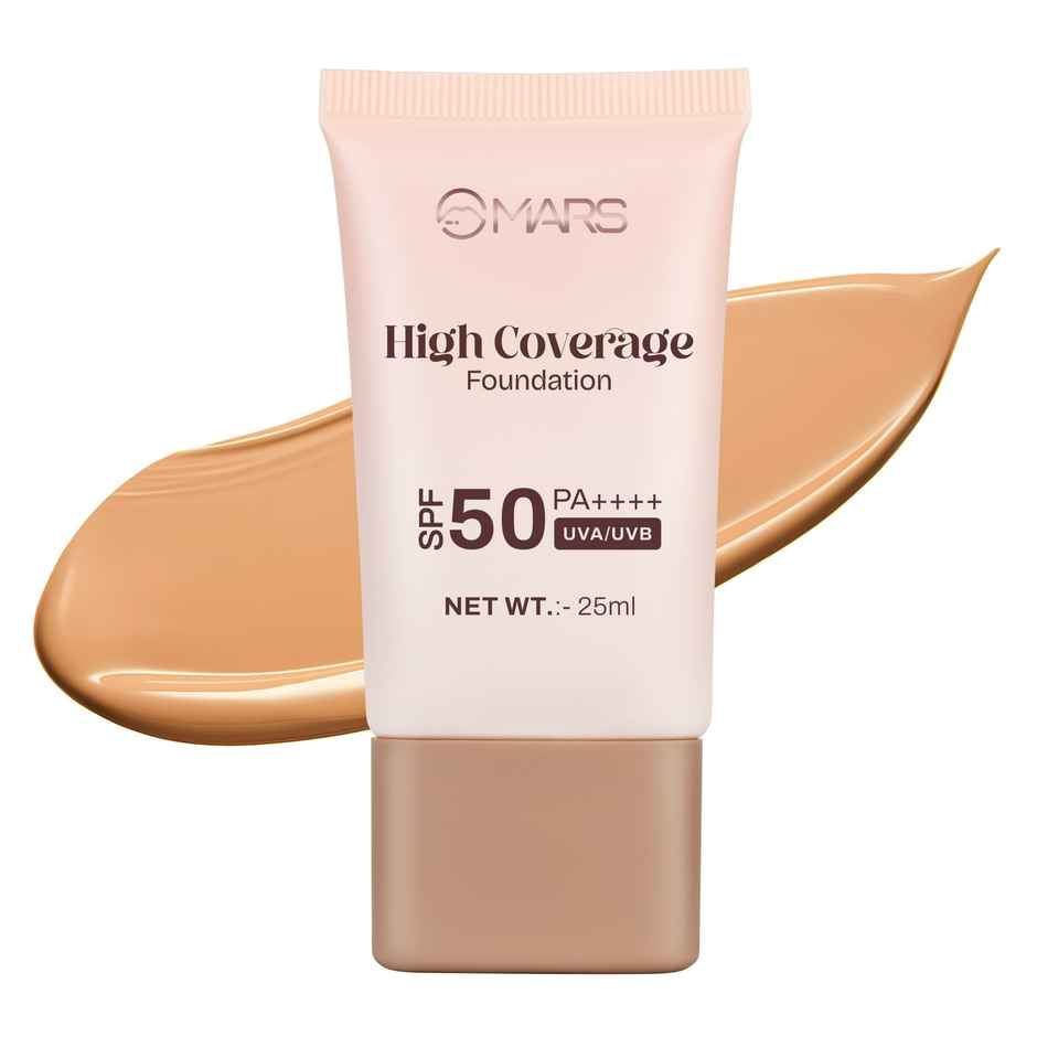 MARS SPF50 PA++++ High Coverage Foundation | 07 ALMOND