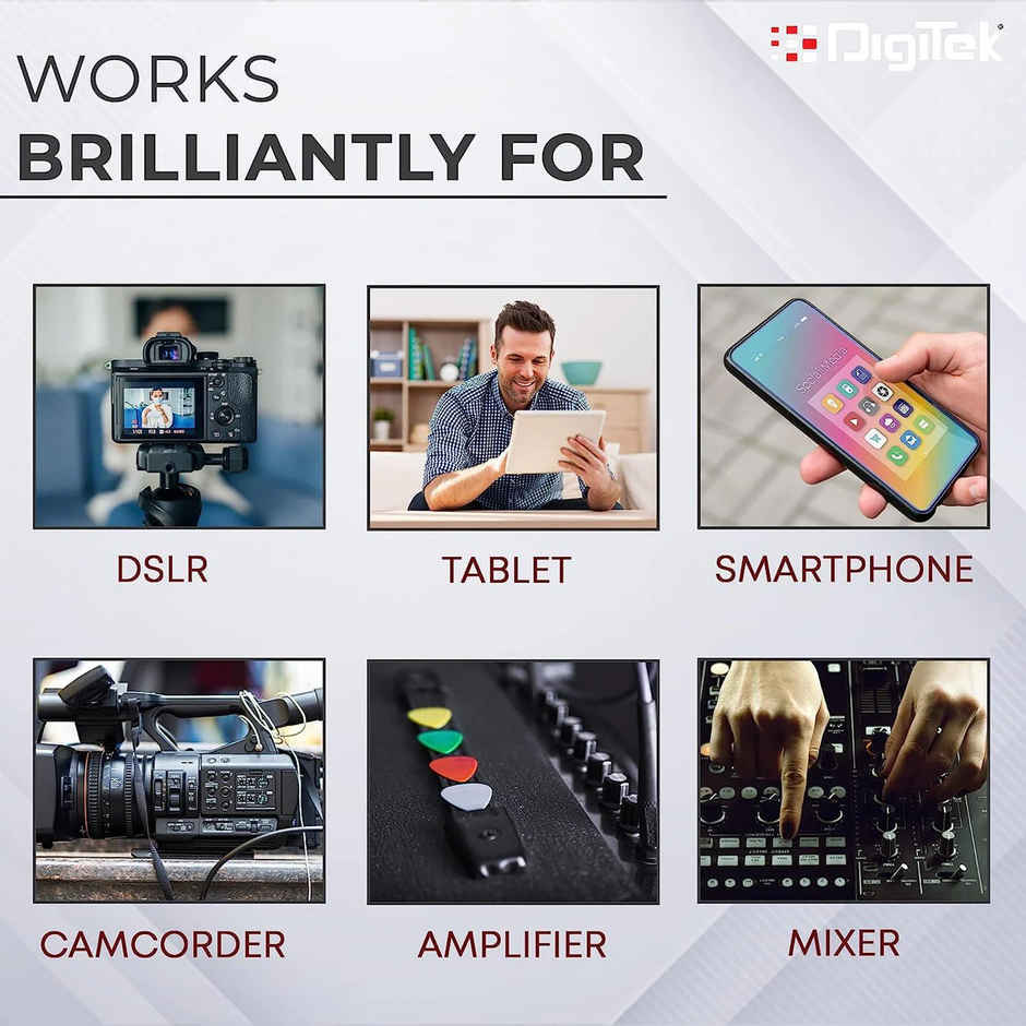 Digitek Dwm 101 Wireless Microphone System With Anc Noise Reduction