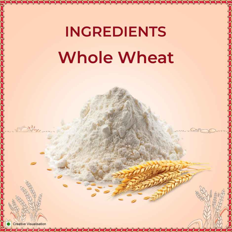 Aashirvaad Atta - Superior Mp Whole Wheat, No Maida (Pouch)(10kg) & Aashirvaad Himalayan Pink Salt(1kg) Combo