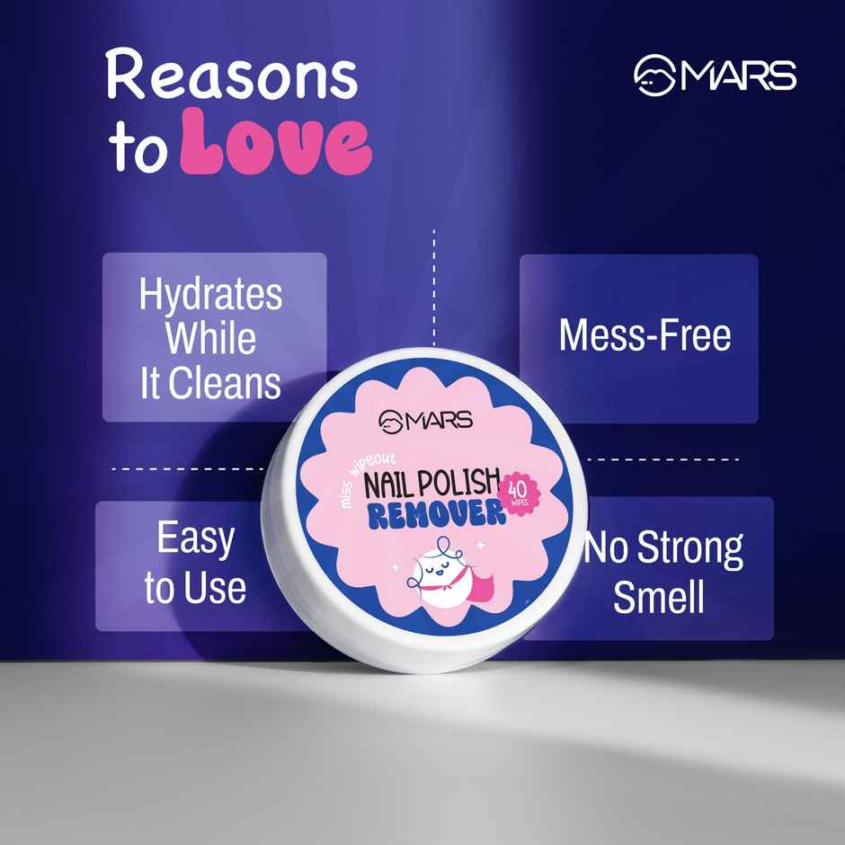 MARS Cosmetics Miss Wipe Out Nail Polish Remover Wipes