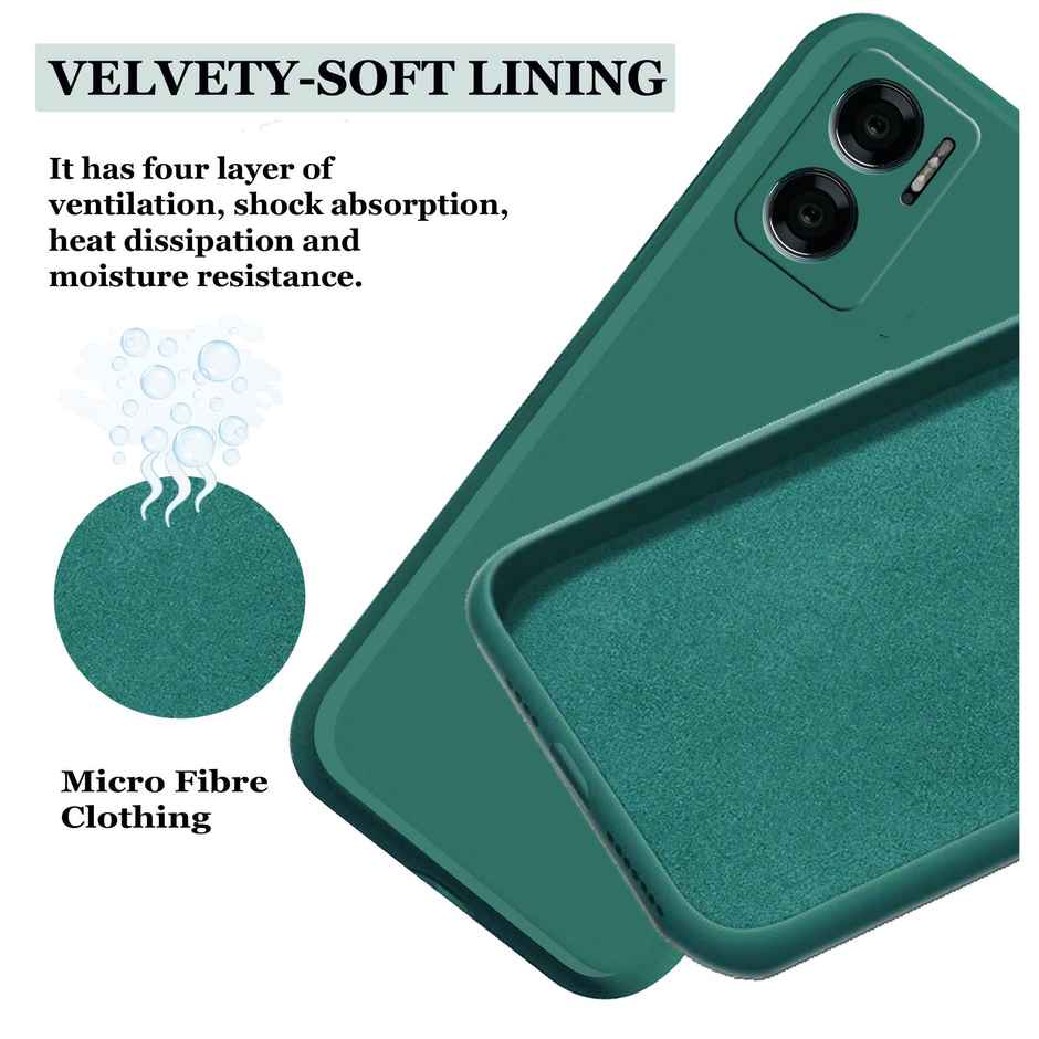 Artistque Case for Redmi 11 Prime 5g Back Cover - Plain Liquid Silicone Cover