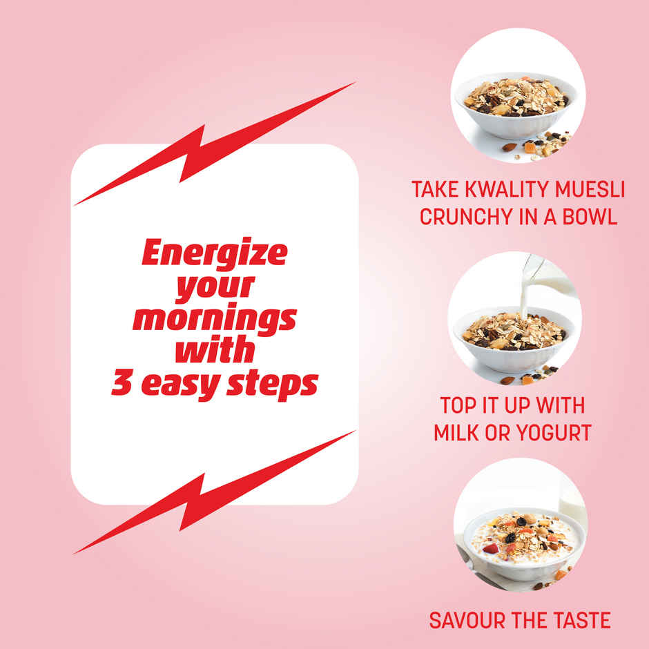 Kwality Muesli Crunchy Almond Raisins And Honey