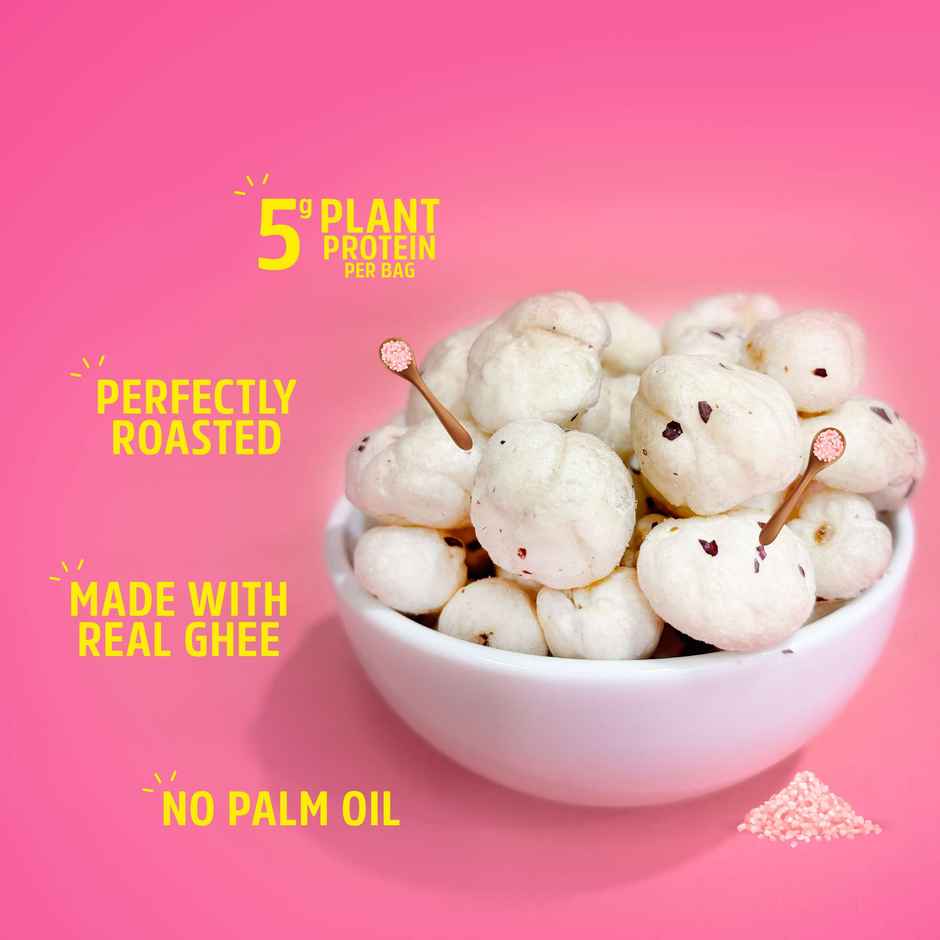 Taali Roasted Makhana - Ghee & Himalayan Pink Salt, Natural, Rich in Protein