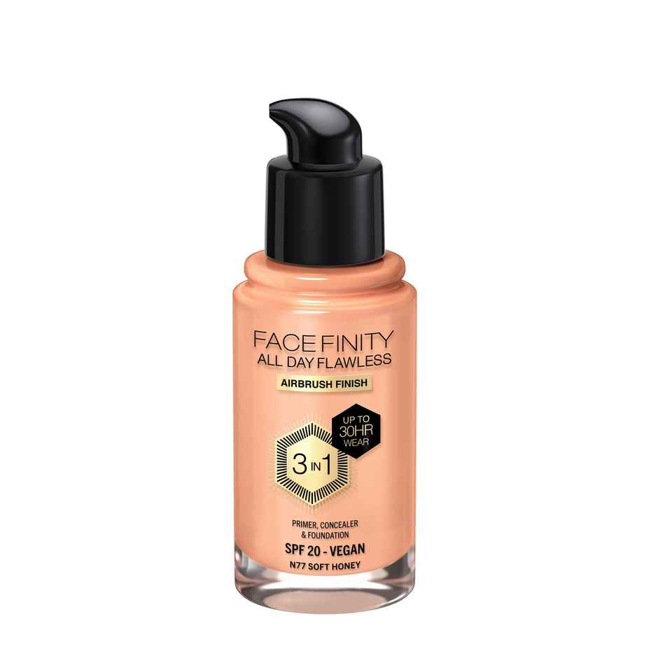 Max Factor Face Finity All Day Flawless 3 In 1 Foundation | Soft Honey