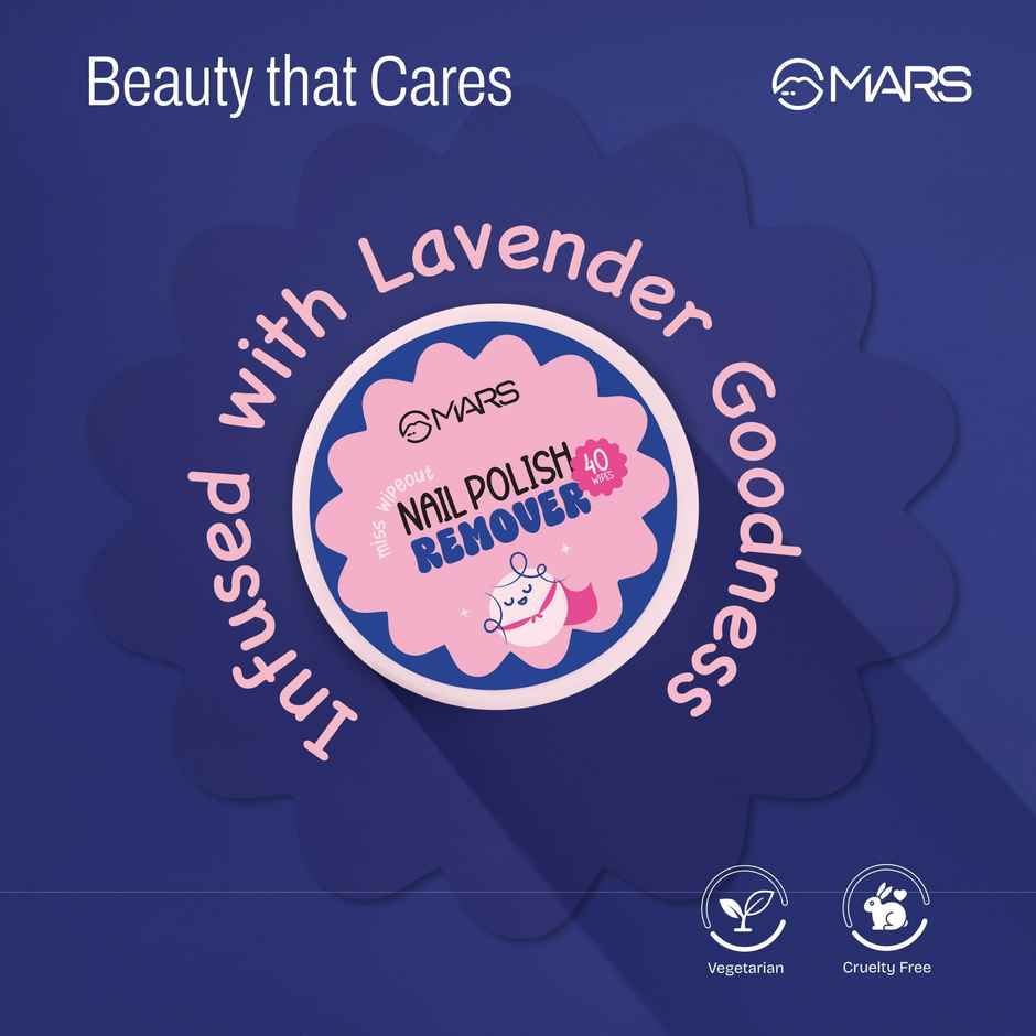 MARS Cosmetics Miss Wipe Out Nail Polish Remover Wipes