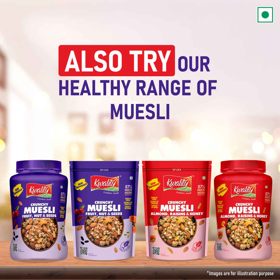 Kwality Muesli Crunchy Almond Raisins And Honey