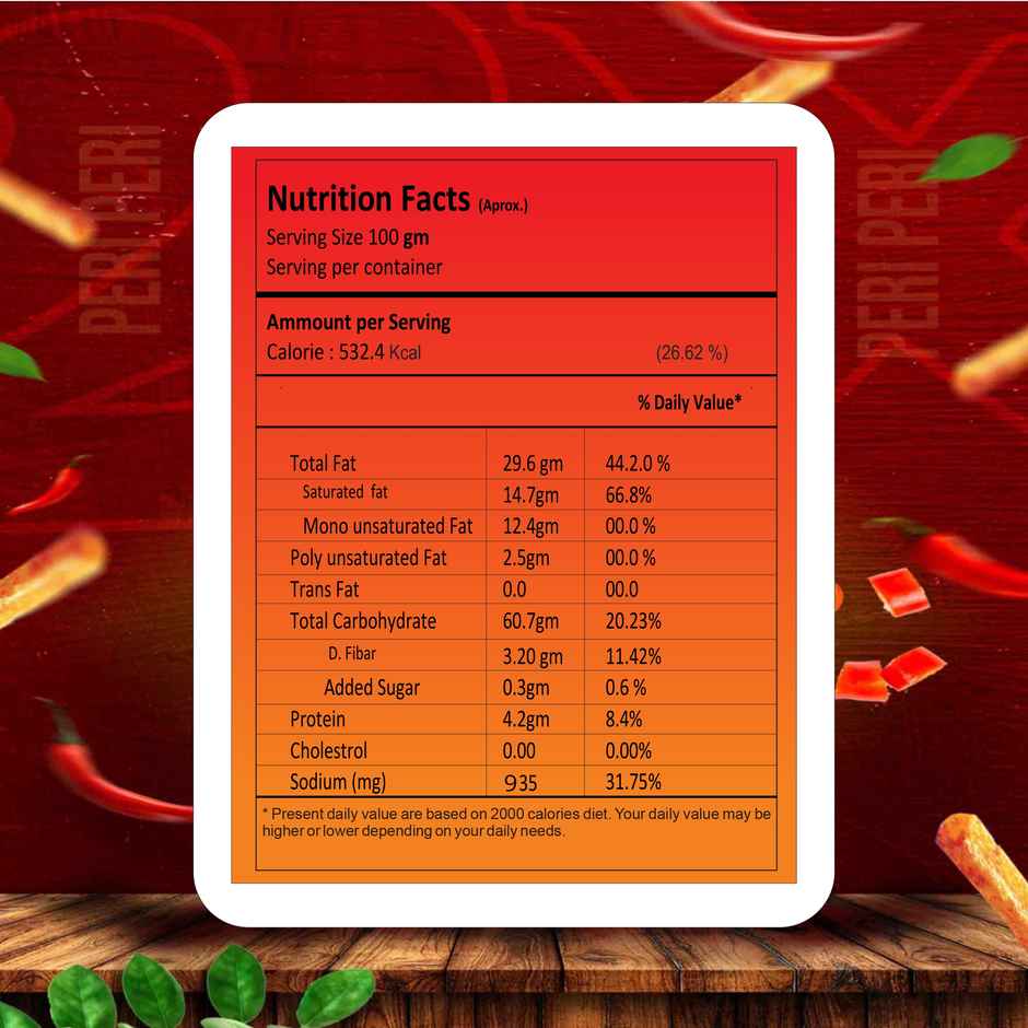 Kab's Jackpot Potato Stix - Peri Peri