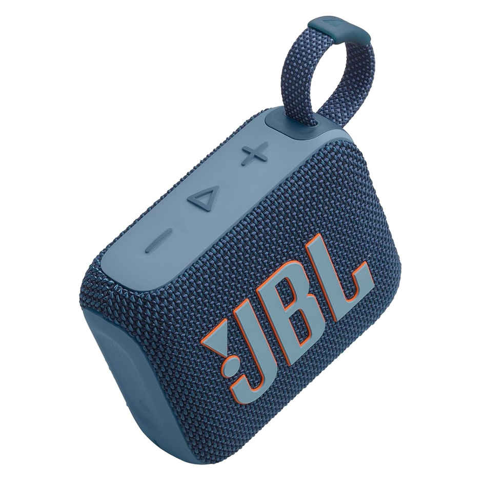 JBL Go 4, Wireless Ultra Portable Bluetooth Speaker (Without Mic, Blue)