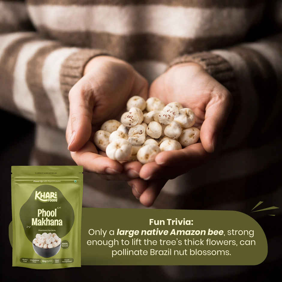 Khari Foods Phool Makhana / Fox Nuts | Premium Dry Fruits