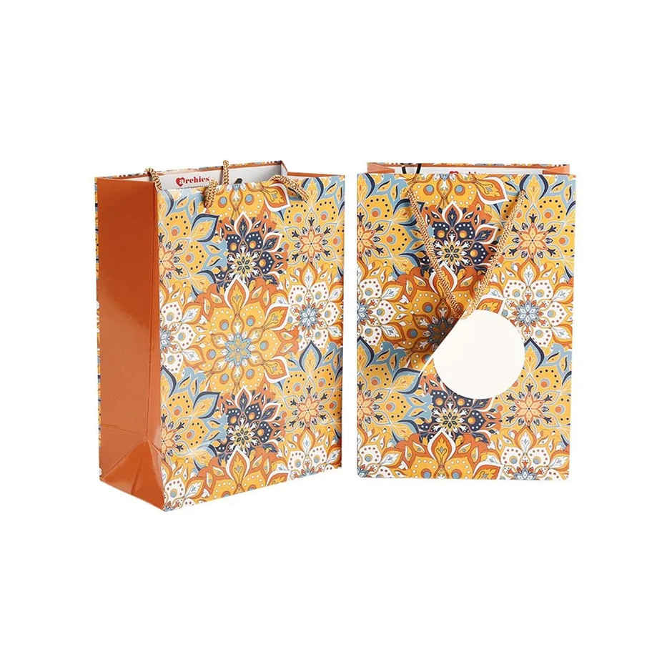 Mustard Design Printed Paper Gift Bag | Small | Archies