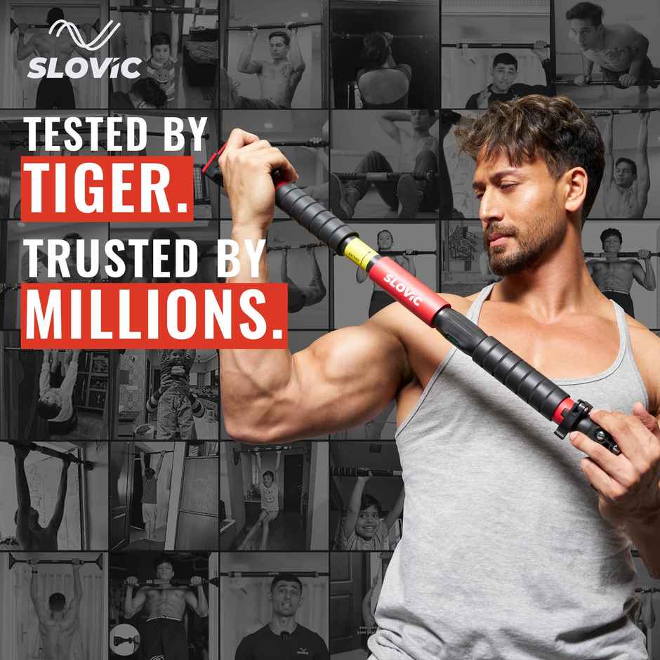 Slovic Doorway Expandable Pull Up Bar for Home Workout & Upper Body Strength