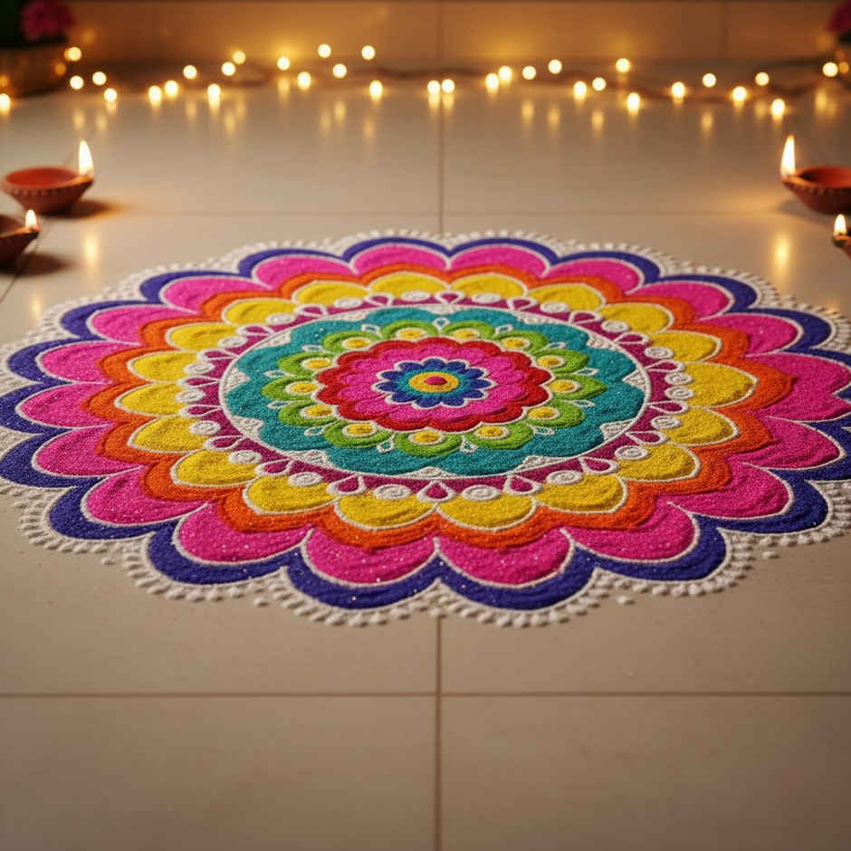 All In One Rangoli Stencil Pen | Tota