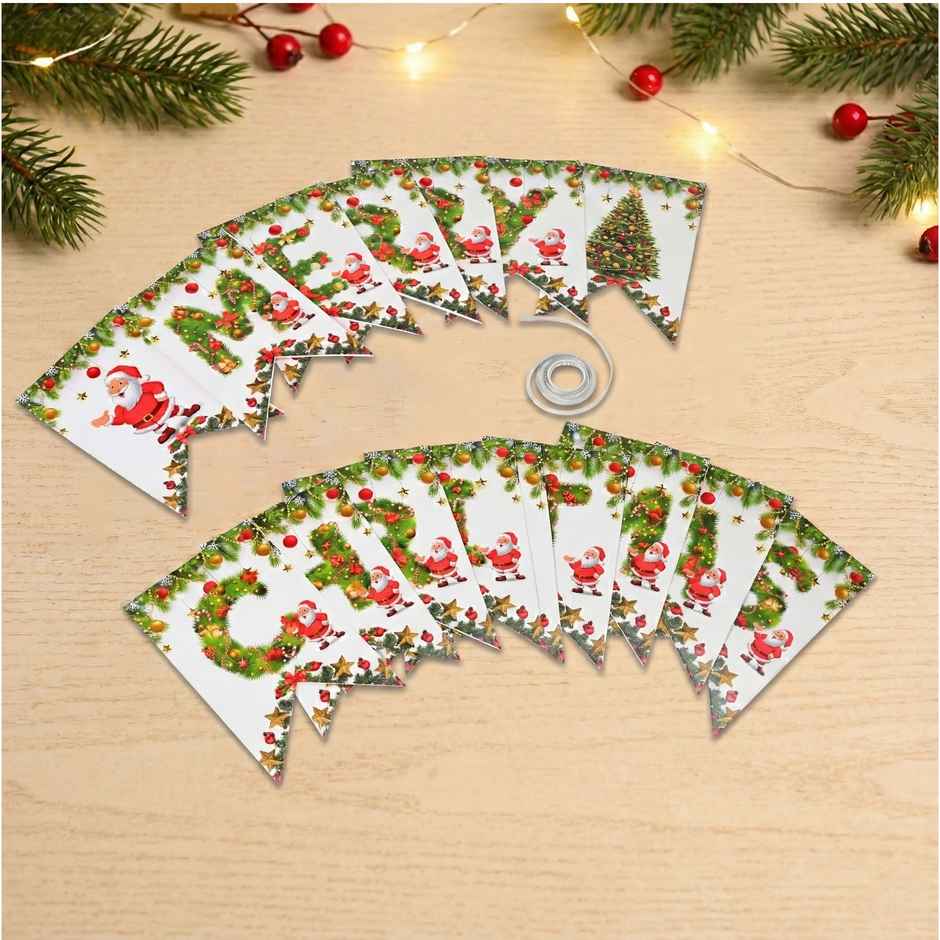 Merry Christmas Banner | Party Decoration | Picfest