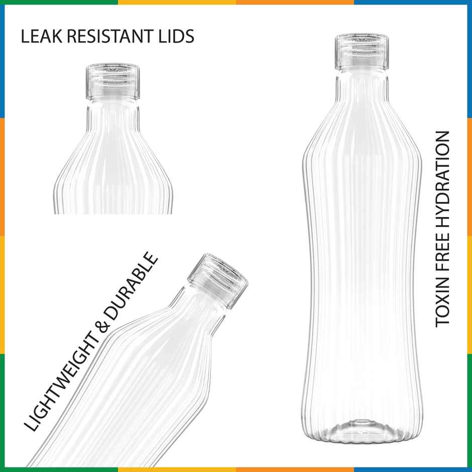 Kolorr Oscar Bottle 1L | Clear a minimalist offering and durable one