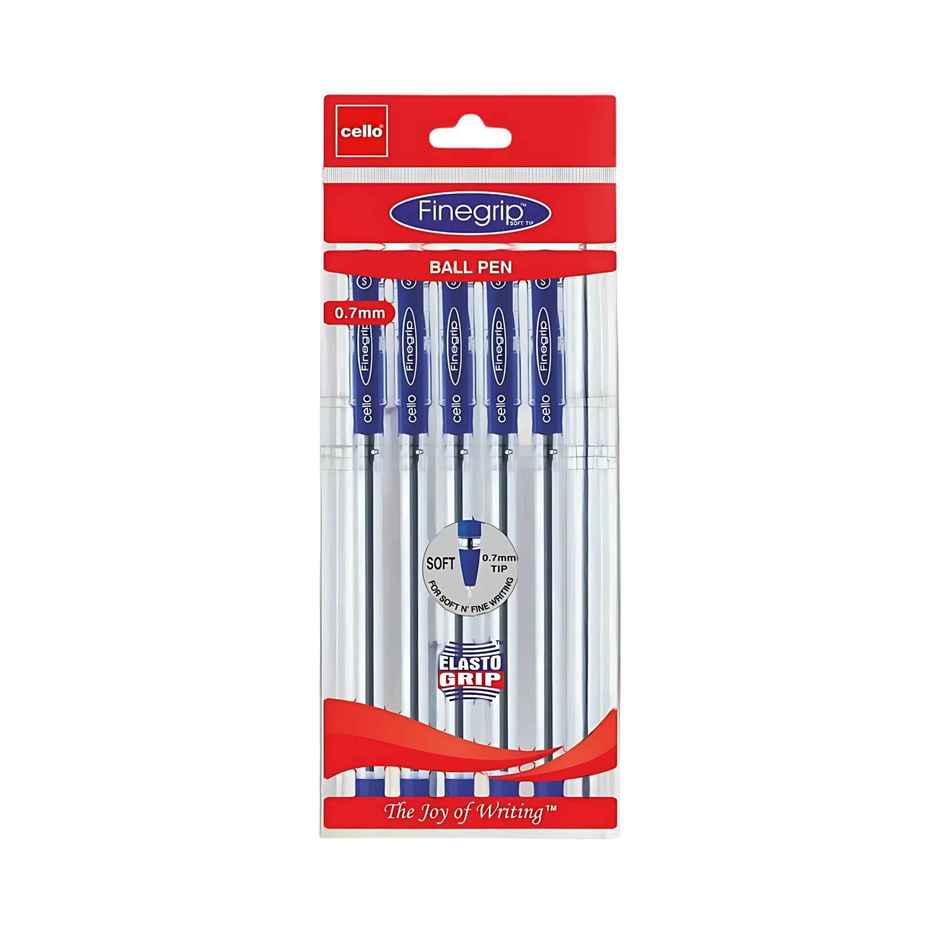 Cello Fine Grip Ball Pen Blue