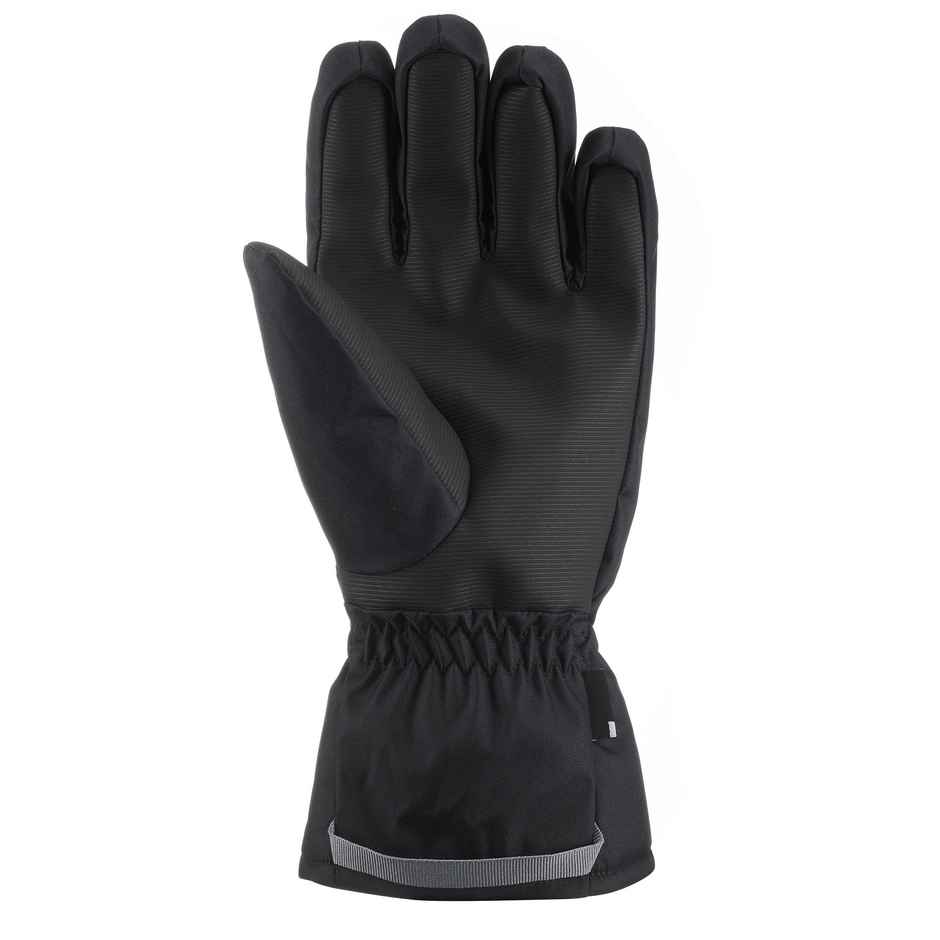 Decathlon | Wedze Unisex Polyester Winter Gloves - Black - 2XL