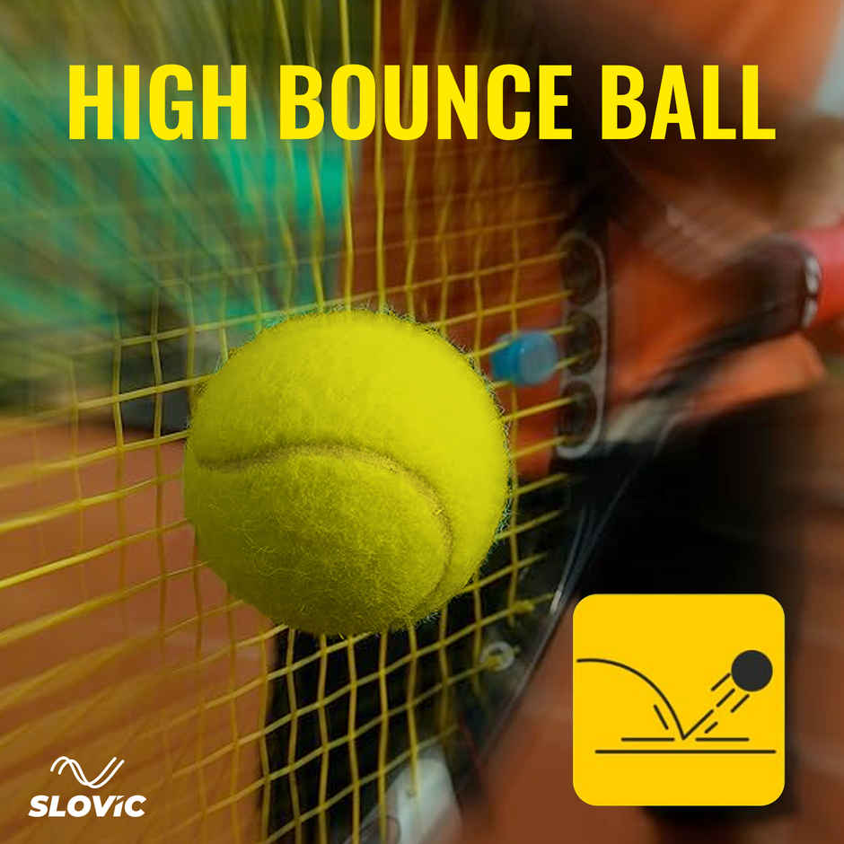 Slovic Tennis Ball for Gully Match Practice & Outdoor Play