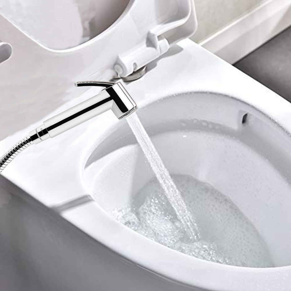 Kamal Long Body Bib Tap Verona - Set Of 4 | Ptmt Plastic Faucet Cold Water Only Bib Tap Faucet