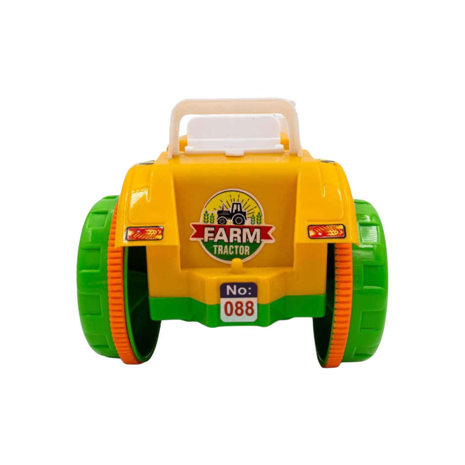 Toybharat Farm Tractor | Multicolour | Travel Toys | Birthday Gift | Friction Toy | Assorted