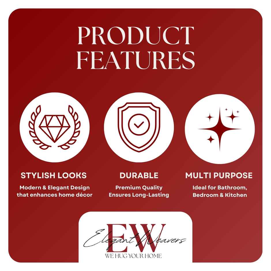 Elegant Weavers Jonti Floor Mat | 58 x 38 cm | Assorted