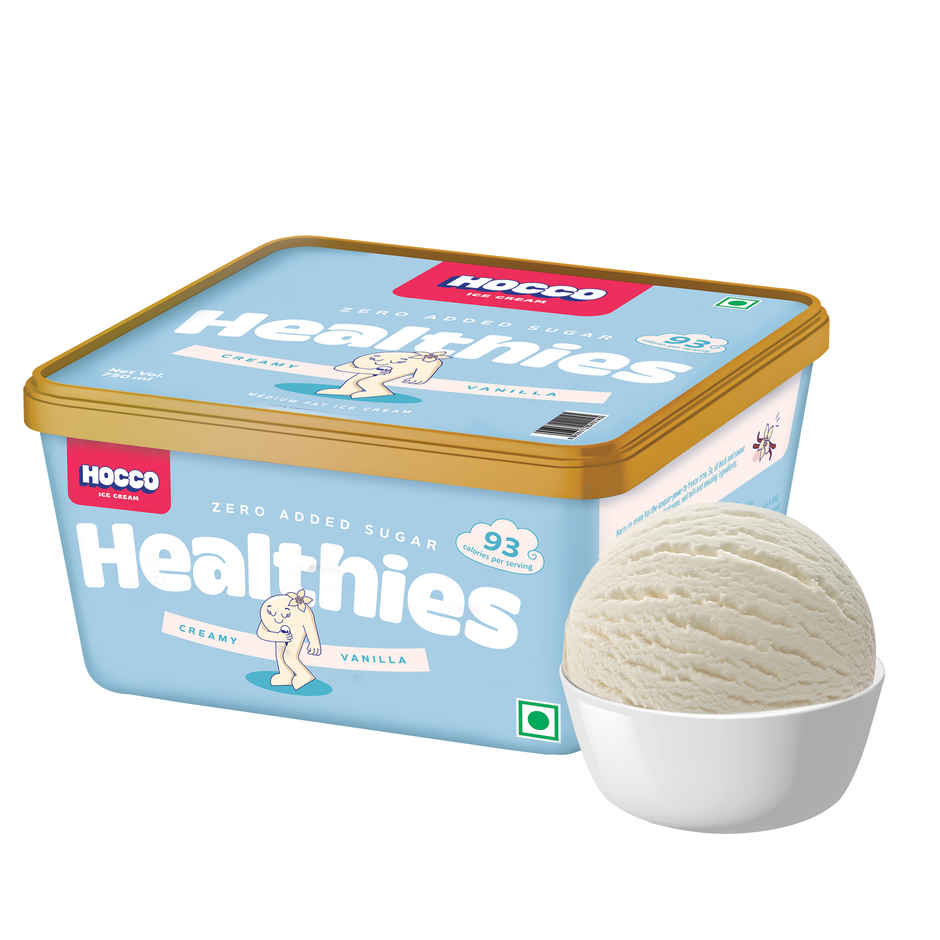 Hocco Healthies Creamy Vanilla Ice Cream Tub