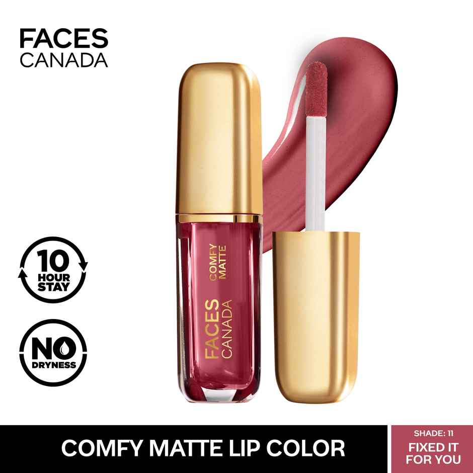 Faces Canada Comfy Liquid Lipstick - Fixed It For You | Alcohol Free