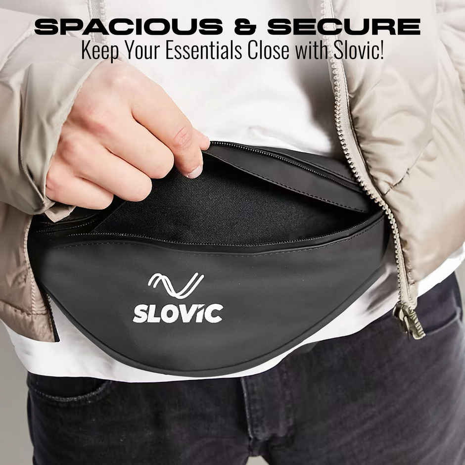 Slovic Waist Bag with 3 Pockets | Suitable for Travelling